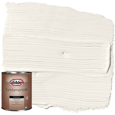 Glidden Fundamentals Exterior Paint Cow's Milk / Off White, Flat, 1 Quart