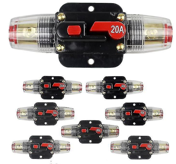 Interruptor Automático Fusible Para Coche - Reinicio Manual, Protege El Sistema De Audio, 50A, Para Automóviles, Camiones O Furgonetas