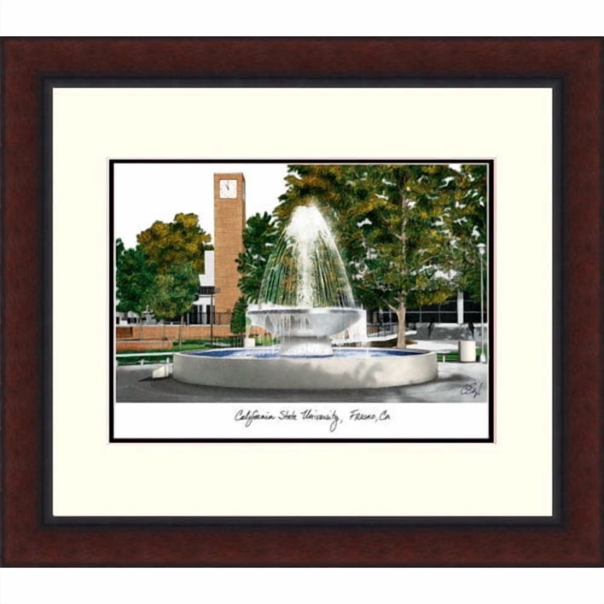 Campusimages IA998LR Lowa State University Legacy Alumnus Framed Lithograph