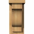 thumbnail image 2 of 5 1/2"W x 8"D x 12"H Newport Smooth Corbel w/Backplate, Western Red Cedar, 2 of 9