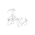 thumbnail image 3 of Póster abstracto de dibujo de una línea de pareja de amor, posturas especiales para hombre y mujer, pintura en lienzo, arte minimalista para pared, imagen para decoración del hogar, 3 of 5