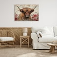 thumbnail image 3 of Stupell Industries Highland Cow in Spring Animals Painting Wrapped Canvas Art Print Wall Art, 36 x 24, 3 of 8