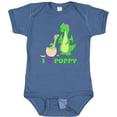 thumbnail image 3 of Inktastic I Love Poppy Boys or Girls Baby Bodysuit, 3 of 5