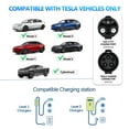thumbnail image 2 of tslmodely J1772 Charger Adapter Tesla Model S/3/X/Y/Cybertruck Fast Charging with Safety Certified All Weather Tesla Accessories Only for Tesla Car C80, 2 of 3