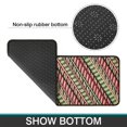 thumbnail image 6 of Red and Green Christmas Striped Pattern Kitchen Rugs Sets Of 2,Anti Fatigue Kitchen Mat Rugs Non Slip Washable,Decorative Kitchen Floor Mats for Kitchen,Sink,Laundry,17"X30"+17"X47", 6 of 7