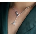 thumbnail image 2 of DESIGNICE Initial Necklaces for Women,Minimalist Shimmering Silver Initial Necklace for Women,Exquisite Fine Dainty Necklace,Meaningful Customizable Initial Necklace,B, 2 of 2