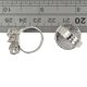 thumbnail image 3 of Conjunto de 10 Anillos de Latón Redondo Ajustables en Plateado con 15 Enganches para Crear Joyería, 3 of 5