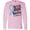 AD-Pink, variant on Never Stop Fighting ALS Awareness Long Sleeve T-Shirt