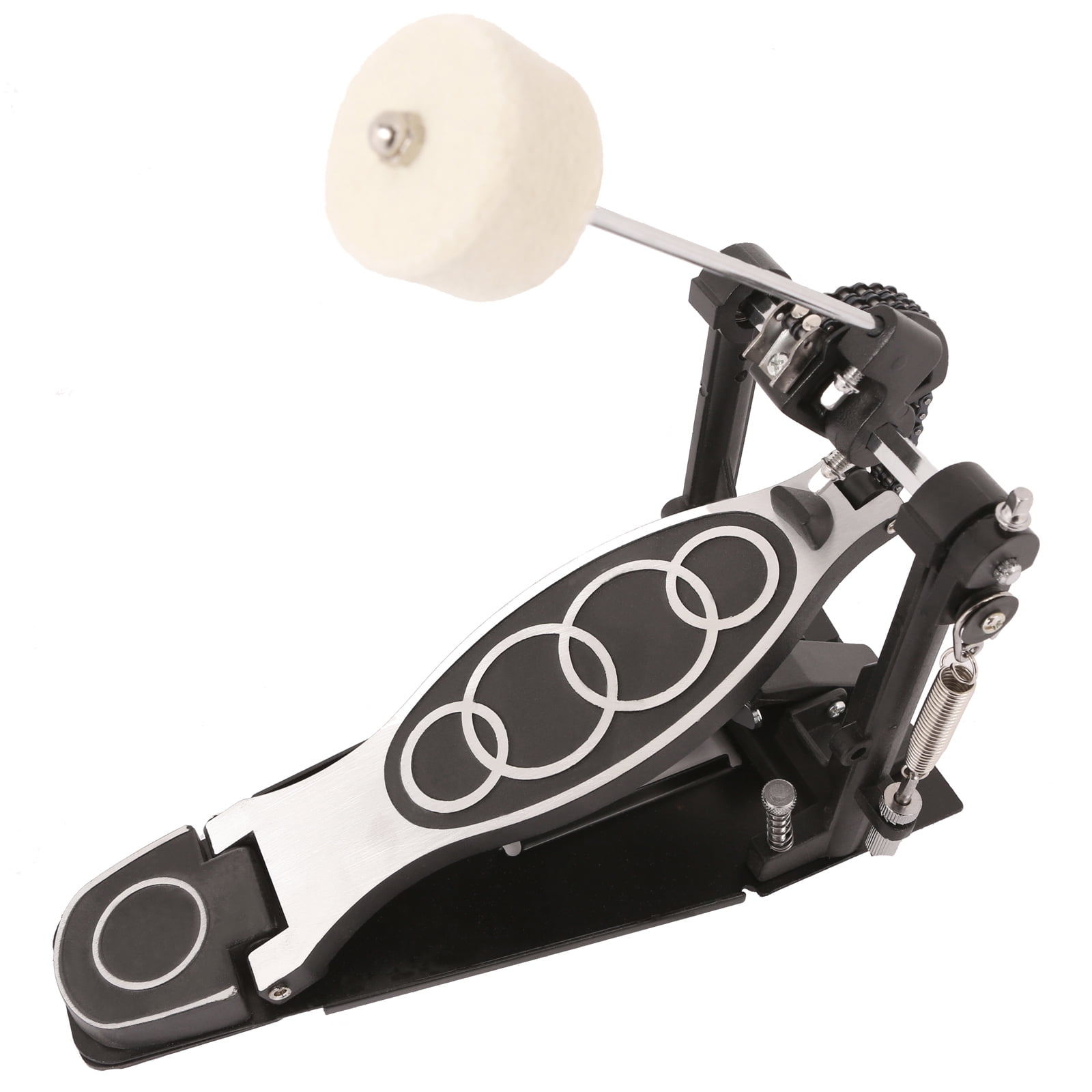 Drum Pedal Single Bass Drum Foot Kick Pedal Double Chain Drive
