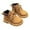 Brown, variant on FYEGRE Toddler Boys Girls Kids Classic Zipper Waterproof Comfort Work Boot for Outdoor Play Everyday Casual Wear Comfortable Round Toe Design White 10.5-11 Years