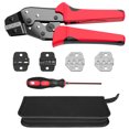 thumbnail image 1 of Labymos Kit d'Outils à Sertir avec Pince à Sertir à Cliquet avec 4 Matrices Interchangeables, Réglable, 1 of 8