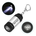 thumbnail image 3 of Uxcell 2.1" Mini Rechargeable LED Keychain Flashlight USB Charging 2 Pack Silver, 3 of 6