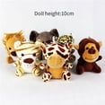 thumbnail image 3 of Paquete de 6 mini juguetes de peluche de animales de la jungla de 48 pulgadas, lindo elefante, león, jirafa, tigre, regalo de peluche, 6 piezas, 3 of 8