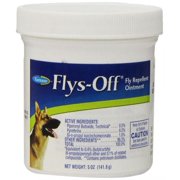 Farnam Flys-Off Fly Repellent Ointment for Dogs Kills Flies on Contact, 5 oz
