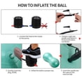 thumbnail image 4 of Pelota de ejercicio tipo maní INPANY antiestallido con bomba, 4 of 7