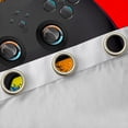 thumbnail image 4 of Homewish Black Gamepads Blackout Curtains Set of 2 (52x84 Each) For Boys Girls,Hippie Graffiti Splash Window Curtains,Video Game Curtains and Drapes,Microfiber Bedroom Decor, 4 of 6