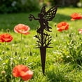 thumbnail image 4 of Lzobxe Garden Stake Decors Metal Yard Decorations Outdoor, Iron Dragonfly and Butterfly Pattern Ornaments for Indoor Lawn Pathway Patio Flower Pot, 4 of 9