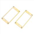 thumbnail image 2 of 4 Piezas Cubierta de Humbucker Plano de Metal Anillo de Montaje de de Fonocaptor de Guitarra, 2 of 5