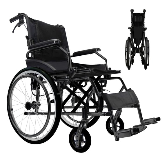 Silla de Ruedas Todo Terreno Ultrarresistente Portatil 200Kg