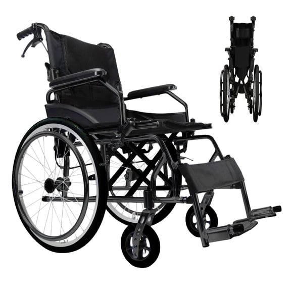 Silla de Ruedas Todo Terreno Ultrarresistente Portatil 200Kg