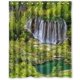 thumbnail image 1 of Cortina de ducha ABPHQTO Navidad Arte abstracto paisaje Impermeable 150x180 cm, 1 of 2