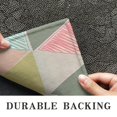 thumbnail image 6 of Multi Color Triangle Checkered Pattern Door Rugs,Washable Non Slip Door Mats Indoor,Decorative Door Mats,Entry Mat Indoor for Entrance,Bedroom,Kitchen,Bathroom,17"x30", 6 of 6