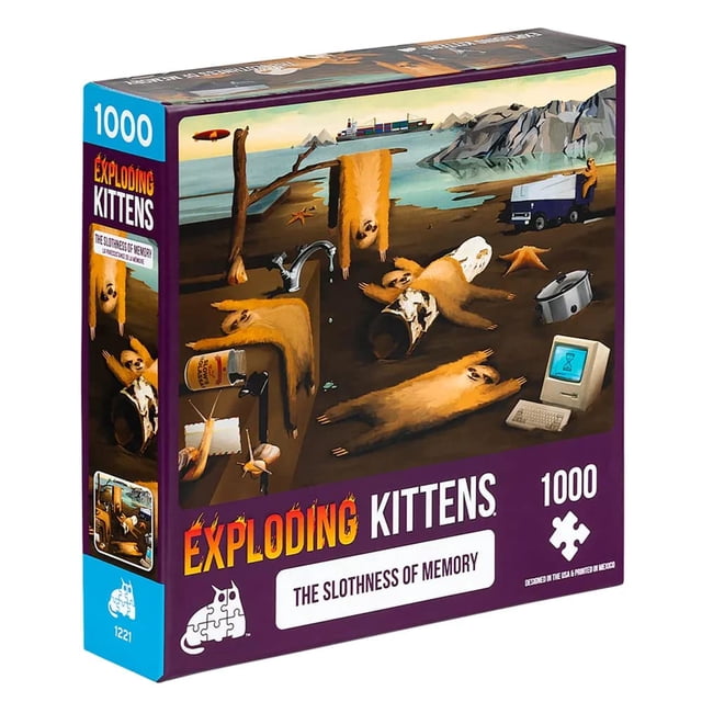 Puzle Exploding Kittens Slothness of Memory 1000 piezas