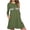 X-Army Green, variant on Babysbule Woman Summer Dresses Women's Plus Size Sleeveless Floral Casual Midi Dress Beach Loose Sundress