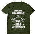 thumbnail image 1 of Tstars Mens Grandpa Shirts Best Grandfather Only Cool Grandpas Ride Motorcycles Gift for Biker Papa Father's Day Gift for Dad Papa Gift for Grandpa T Shirt, 1 of 4