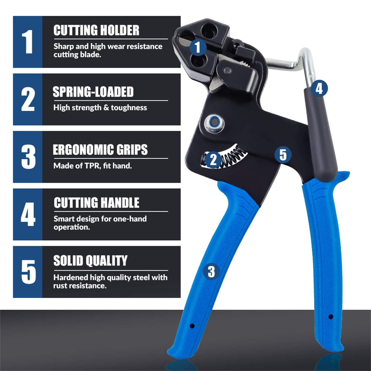 Dingrich Metal Zip Ties Tool Set, Metal Cable Tie Cutter with 150pcs Self-Locking Cable Ties, Cable Tie Tool for Fastening Cutting Stainless Steel Cable Ties, Stainless Steel Zip Ties Gun Kit