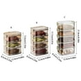 thumbnail image 3 of Clear View Stackable Seasoning Jars Sealed Kitchen Storage Container Safe Plastic For Organizing Spices Pepper, 3 of 8