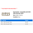 thumbnail image 2 of Head Gasket - Compatible with 2002 - 2006 Chevy Tahoe 2003 2004 2005, 2 of 2