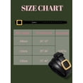thumbnail image 6 of Timarkment 2Pcs Belts for Women with Gold Buckle Black Brown Womens Belt for Jeans Dresses, 6 of 8