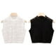 thumbnail image 1 of Señoras De Encaje De Cuello Alto Cuello Falso Media Blusa Cuello Elegante Sin Mangas Jersey Ropa Interior Cuello Falso, 1 of 6