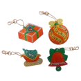 thumbnail image 1 of Cuadros Decorativos 4 piezas DIY completo taladro especial en forma de diamante pintura mujer bolso Navidad llavero Likrtyny embutido en tela, 1 of 9