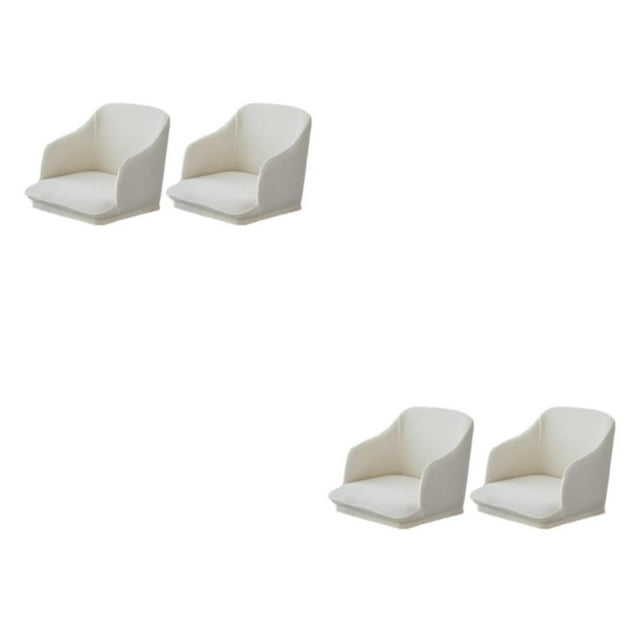Wweixi 2x Revitalize Armchair High Elasticity Easy Care And Quick Installation Chair off-white 2Set