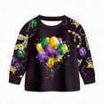 thumbnail image 4 of KPOPLK Toddler Baby Girl Clothes Fall Winter Carnival Sweatsuit Newborn Sweatshirt Sweat Pant Sets Outfits Infant Girls Clothing(4-5 Years,), 4 of 7