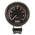 thumbnail image 2 of Equus Gauges Tachometer E6088 6000 Series; Aftermarket; 3-3/8 Inch; Full Sweep Electric; Analog; 0-8000 RPM; Without Peak Memory and Warning Indicator; Black Face/Black Bezel/White Needle, 2 of 2
