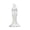 White, variant on Hugtrea Vintage Hooded Cowl Women Figurine 3D Printed Fishtail Dress Faceless Lady Statue Sculpture Home Office Decoration Ornament