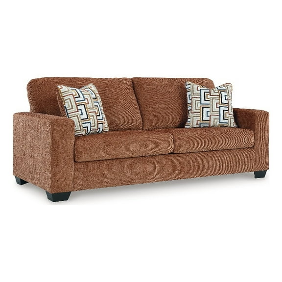 Signature Design by Ashley Furniture Aviemore Orange Sofa