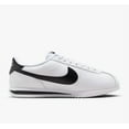 thumbnail image 4 of Nike Cortez White Black Men's Leather Sneakers, 4 of 6