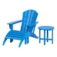 thumbnail image 1 of Portside 3-Piece Set Classic Adirondack Chair with Ottoman and Round Side Table, 1 of 8