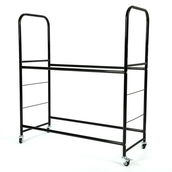 Heavy-Duty Rolling Tire Rack Adjustable Metal Garage Tire Storage Shelves
