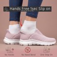 thumbnail image 4 of Rumpra Women’s Hands Free Slip On Walking Sneakers, Lightweight Breathable Non Slip Shoes for Work Travel Gym Casual, 4 of 7