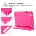 thumbnail image 2 of Dteck Kid Friendly Case Compatible for Walmart Onn 8 inch Android Tablet (Model ONA19TB002) 2019 Released Shockproof Light Weight EVA Foam Handle Stand Cover,Rose, 2 of 5