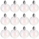 thumbnail image 1 of 12 bolas transparentes decorativas navideñas con burbujas perladas de colores., 1 of 5