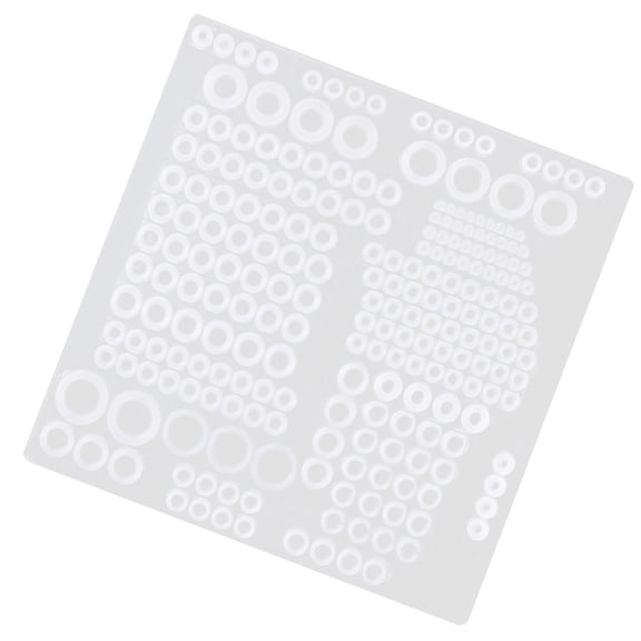 Food Grade Silicone Gasket Assortment Kits Flat Hose O-Rings Sealing Gasket for Seal Plumbing Faucet Hose Enduring