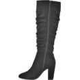 thumbnail image 3 of Women's White Mountain Compassion Slouch Knee High Boot Black Suedette 9.5 M, 3 of 6