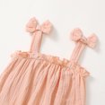 thumbnail image 2 of Actgleam Newborn Baby Girl Romper Sleeveless Jumpsuit Ruffled Bodysuit for Baby Girls,Pink,3-6Month, 2 of 6