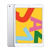 Restored 2019 Apple iPad Wi Fi 128 GB Silver (7th Generation) (Refurbished)